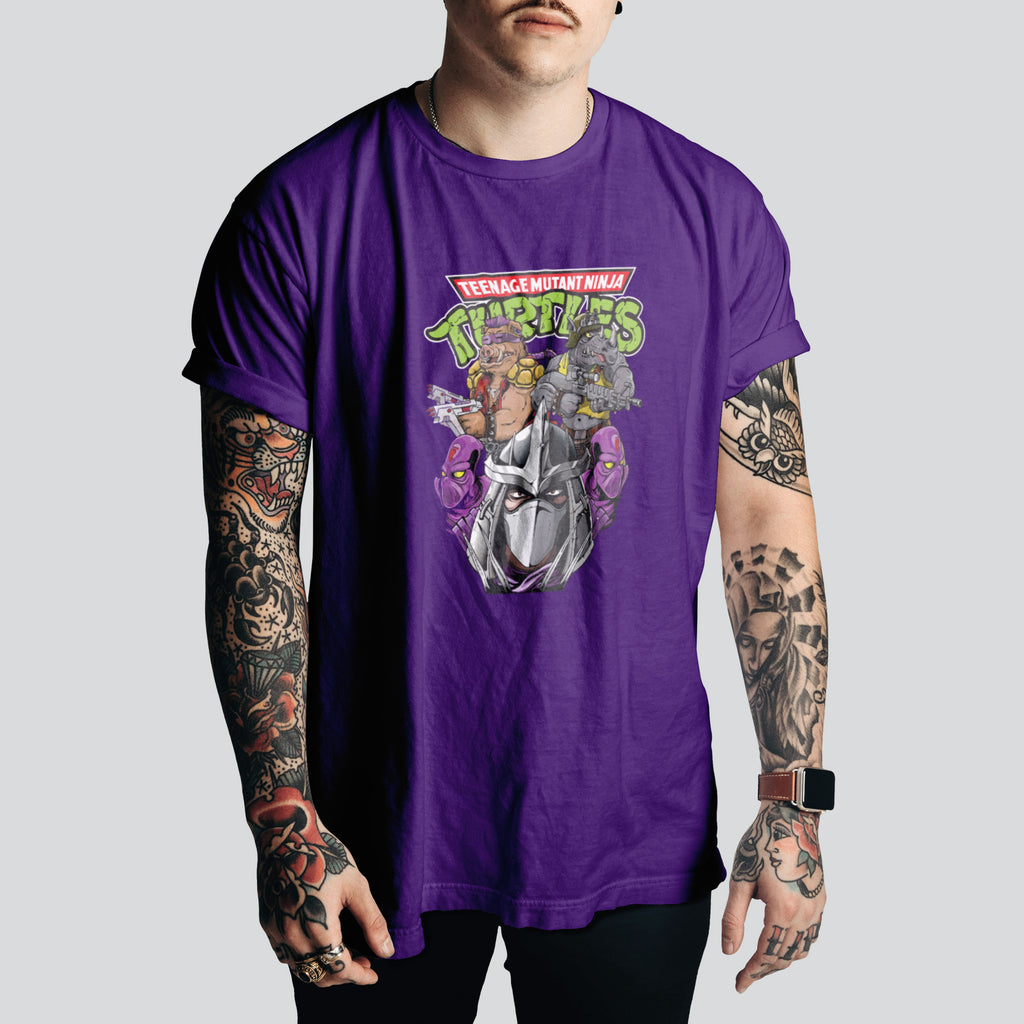 TMNT Villains Retro Cartoon T-Shirt | 80s & 90s Nostalgia Apparel