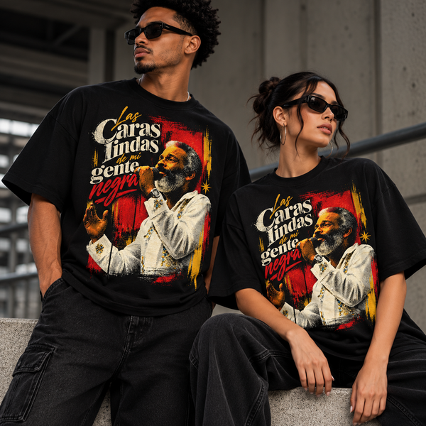 "Las Caras Lindas De Mi Gente Negra" T-Shirt – Ismael Rivera Salsa Tribute
