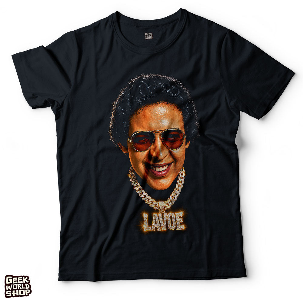 Hector Lavoe Iced Out Chain T-Shirt | big head Streetwear Salsa T Shirt