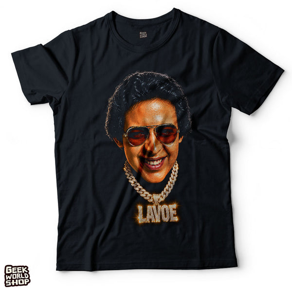 Hector Lavoe Iced Out Chain T-Shirt | big head Streetwear Salsa T Shirt