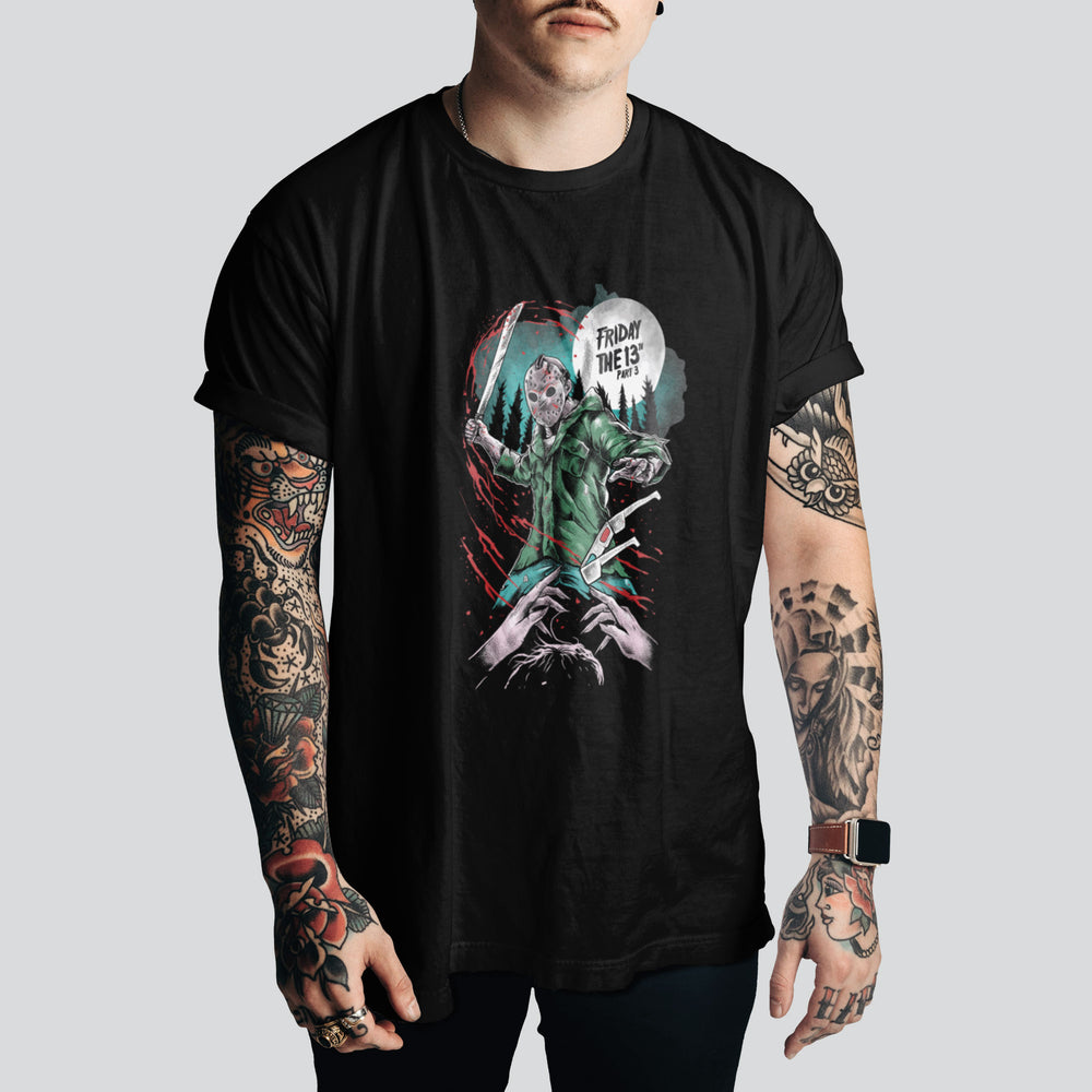 Friday the 13th T-Shirt | Jason Voorhees Horror Tee – Pop Culture & Thriller Vibes