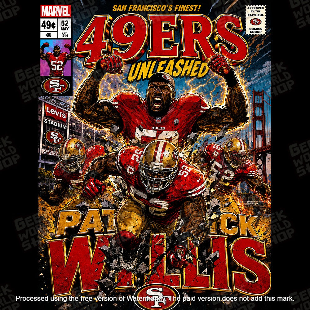 Patrick Willis: 49ers Unleashed Comic T-Shirt