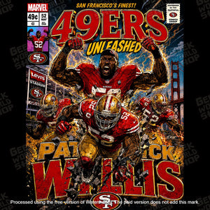 Patrick Willis: 49ers Unleashed Comic T-Shirt