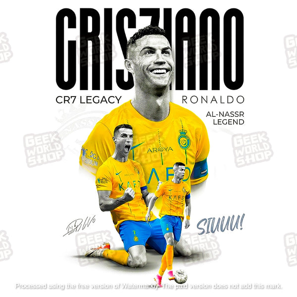 CR7 Legacy: Cristiano Ronaldo Al-Nassr Legend Graphic Tee