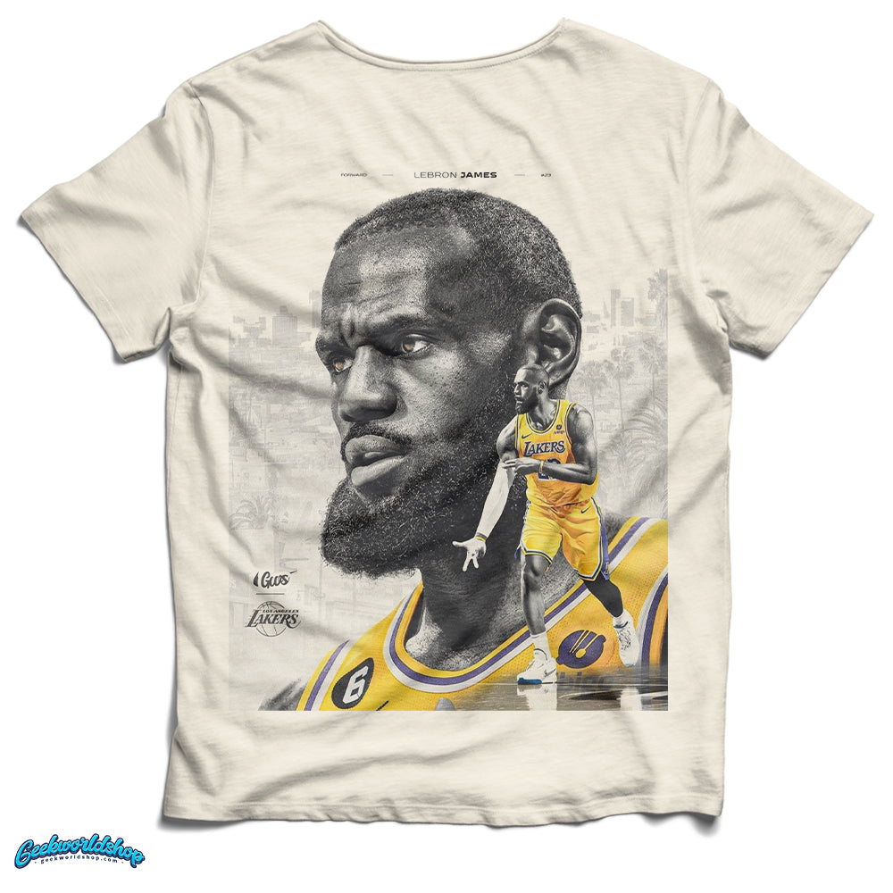 King’s Reign: Lebron James Vintage LA T-shirt