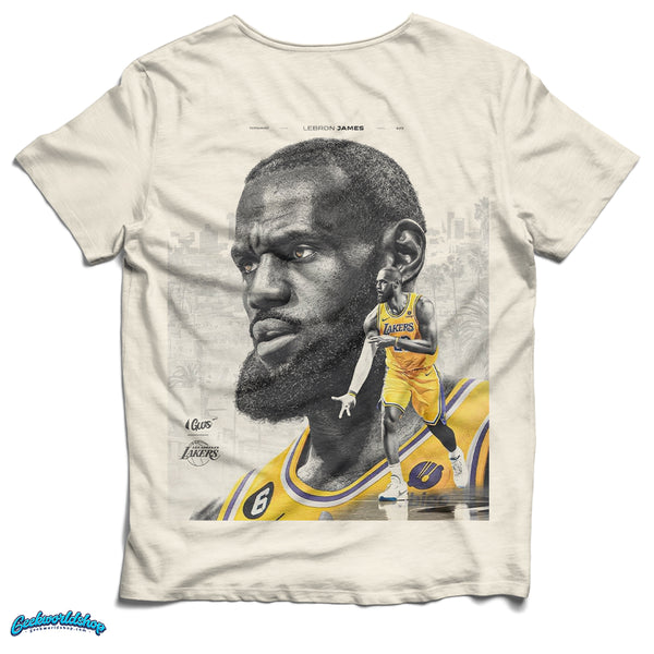 King’s Reign: Lebron James Vintage LA T-shirt