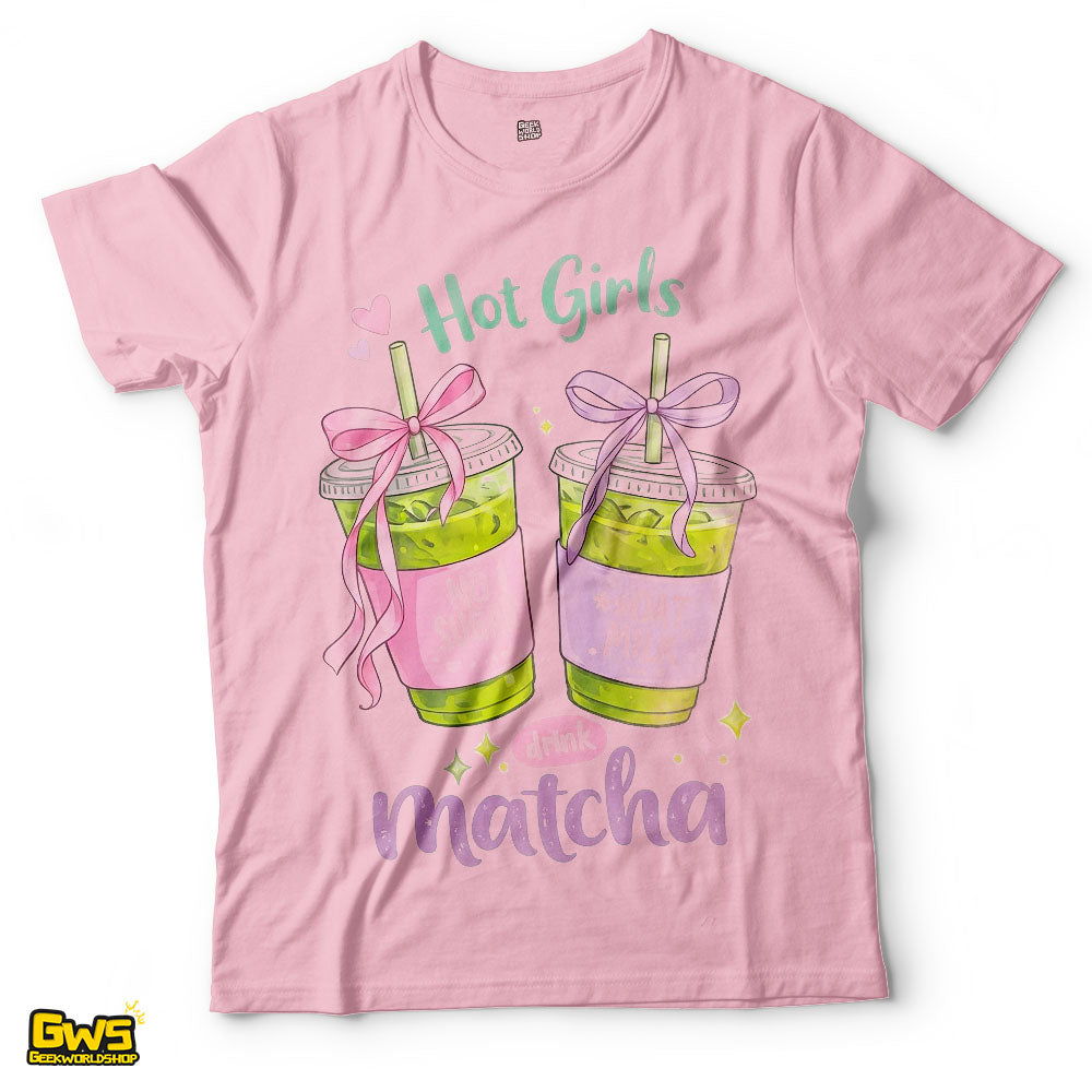 Hot Girls Drink Matcha T-Shirt