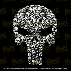 The Punisher Skull Mosaic T-Shirt