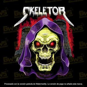 Skeletor Heavy Metal Style 