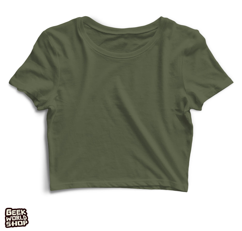 Women's blank crop tops