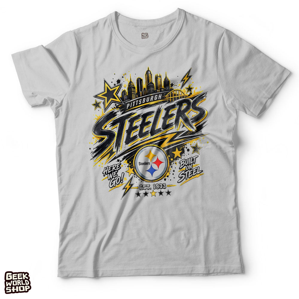 Pittsburgh Steelers Vintage 90s Bootleg Graphic T-Shirt