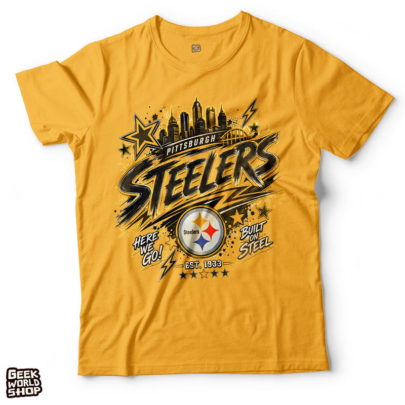 Pittsburgh Steelers Vintage 90s Bootleg Graphic T-Shirt