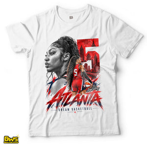 Atlanta Dream Angel Reese Graphic T-Shirt – Rise Up Urban Basketball Streetwear