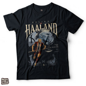 Erling Haaland Viking Striker Bootleg Graphic T-Shirt