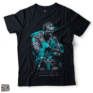 Lewis Hamilton Mercedes-Benz Formula 1 Graphic T Shirt