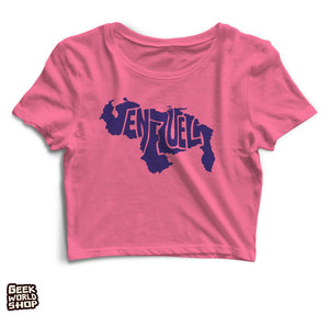 Venezuela Map Graphic T Shirt