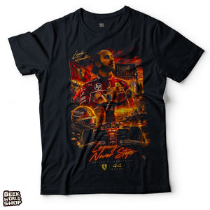 Lewis Hamilton Ferrari Legacy Formula 1 Graphic T Shirt