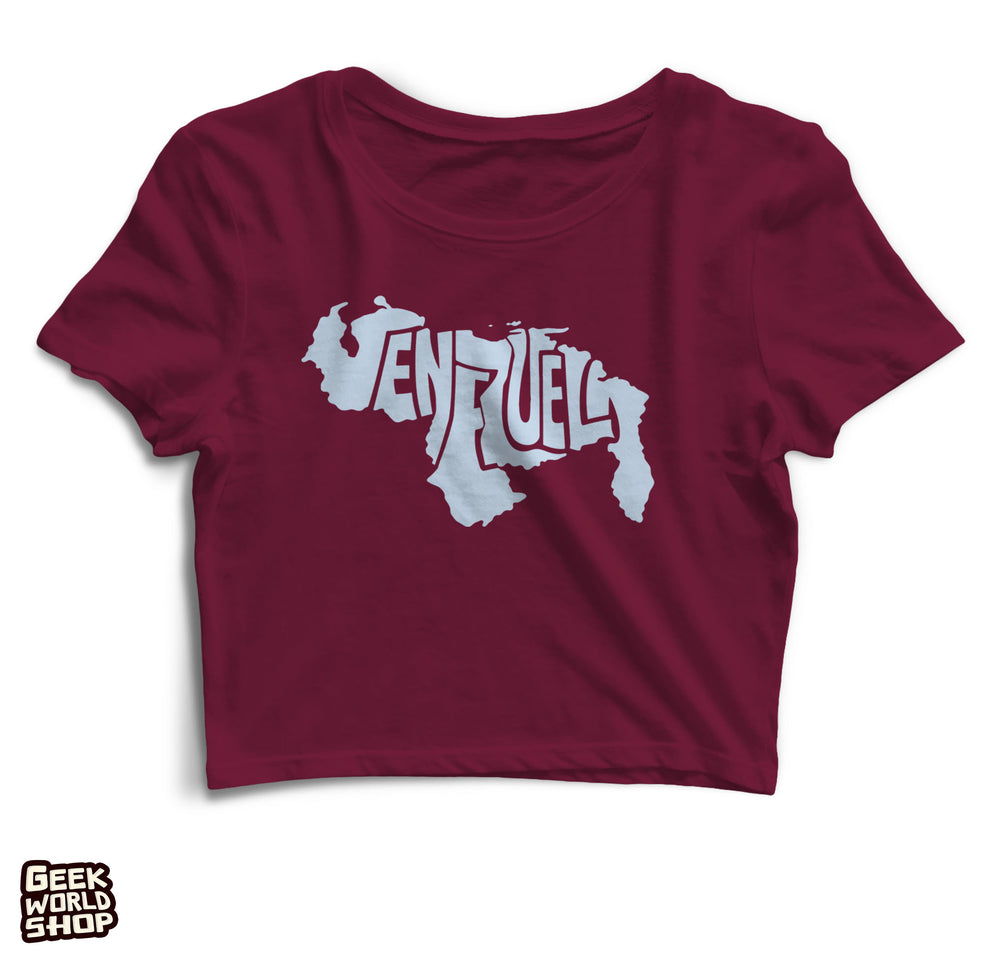 Venezuela Map Graphic T Shirt