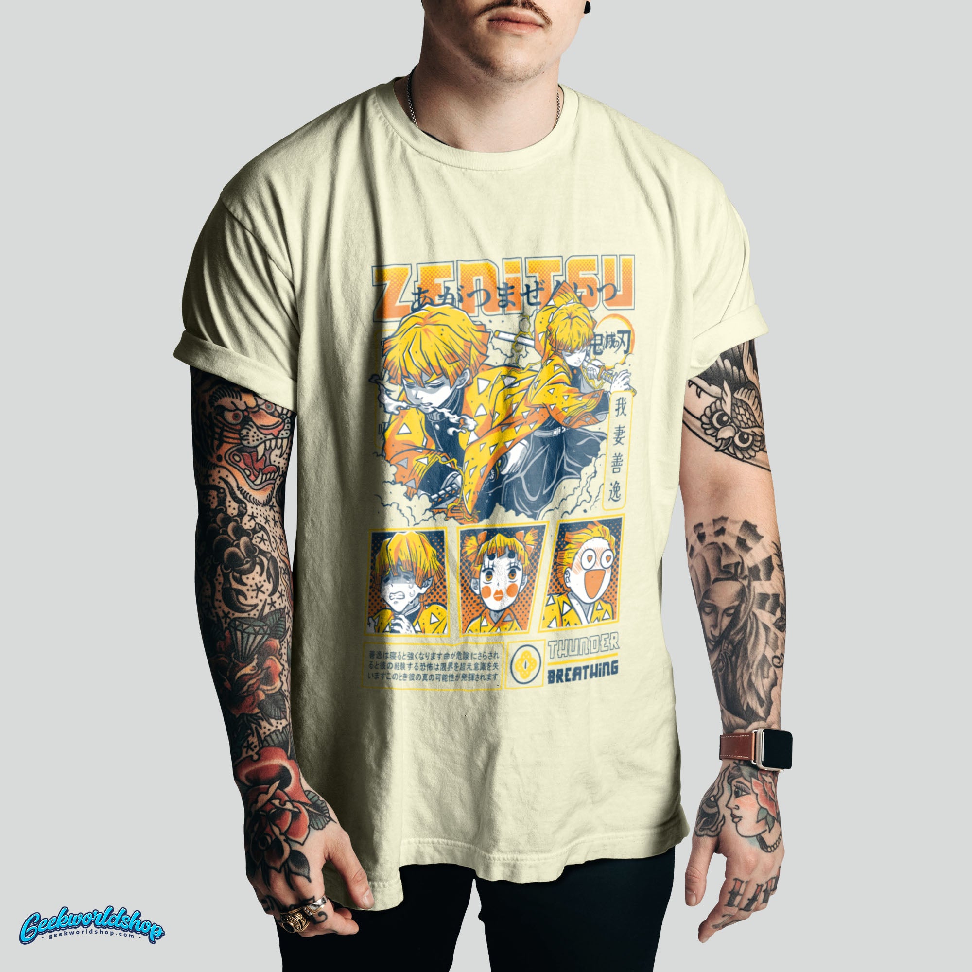 Zenitsu Agatsuma T-Shirt | Demon Slayer Anime T Shirt