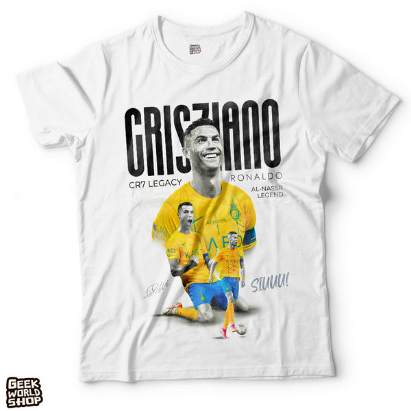 CR7 Legacy: Cristiano Ronaldo Al-Nassr Legend Graphic Tee