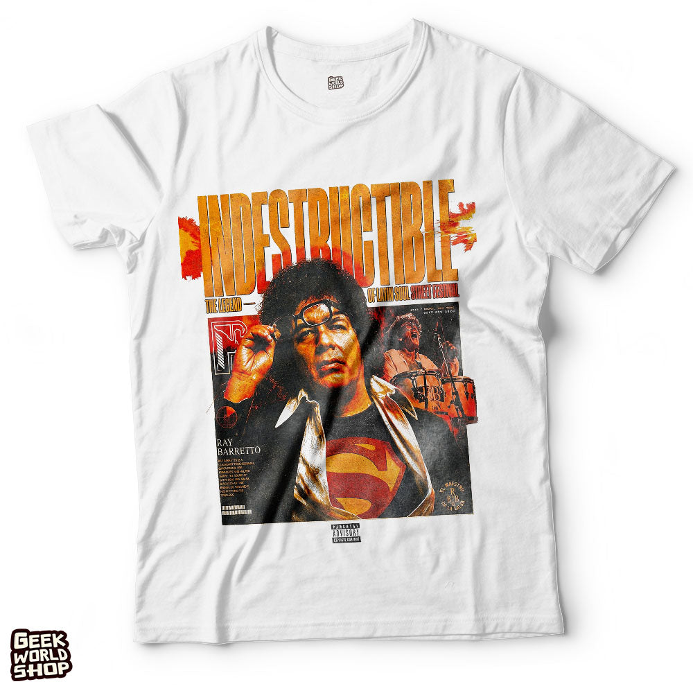 Indestructible: Ray Barretto Salsa Soul Tribute T-Shirt