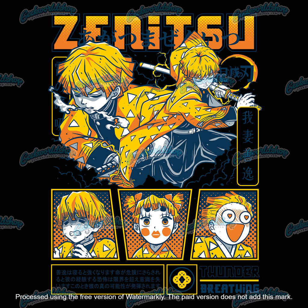 Zenitsu Agatsuma T-Shirt | Demon Slayer Anime T Shirt