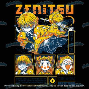 Zenitsu Agatsuma T-Shirt | Demon Slayer Anime T Shirt