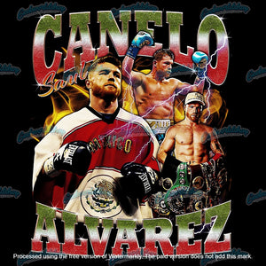 Canelo Álvarez Bootleg T-Shirt – Vintage Fight Night Design