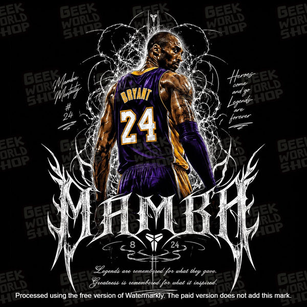 Kobe Bryant "Mamba" Vintage Graphic T-Shirt