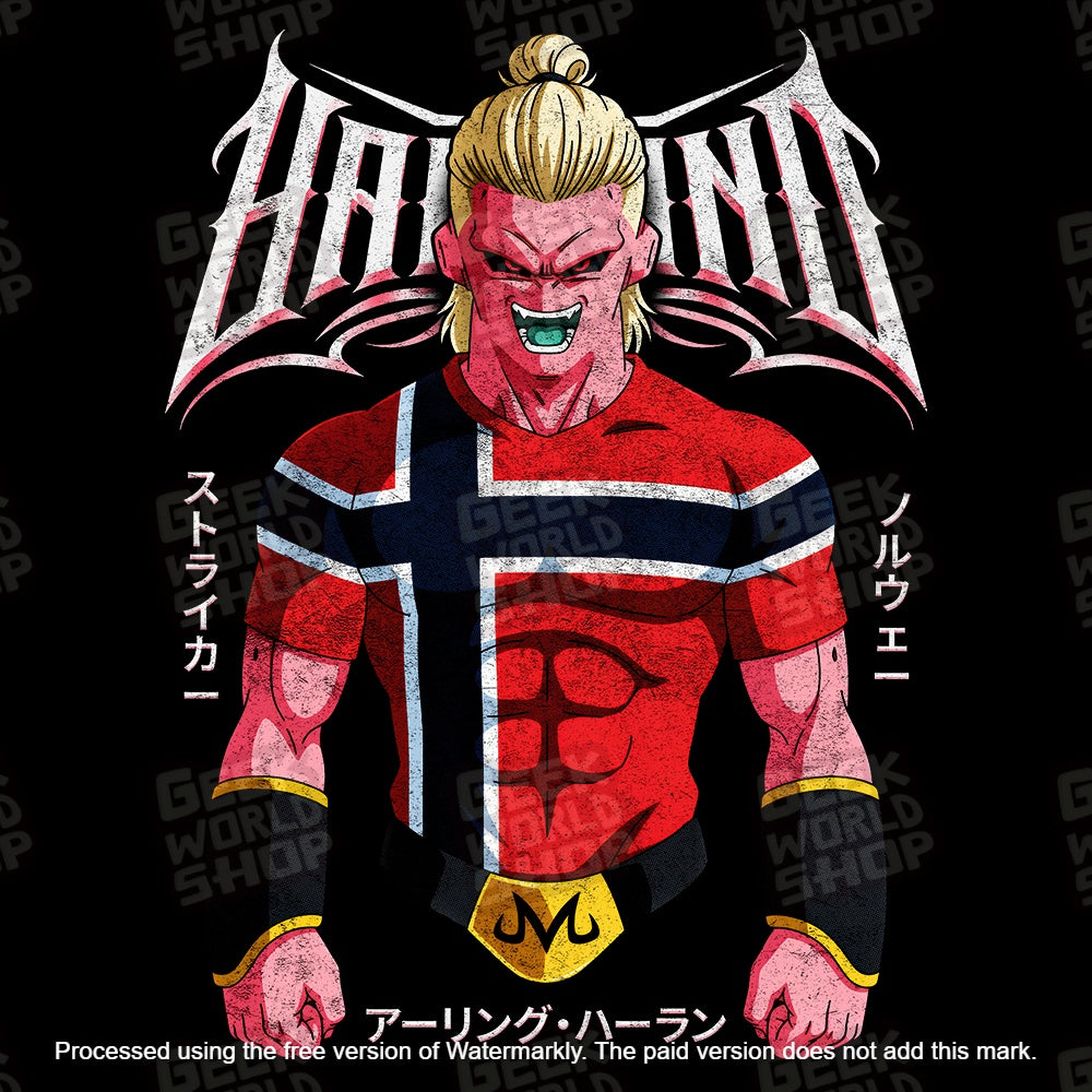 Haaland Buu Erling Haaland x Dragon Ball Mashup T-Shirt