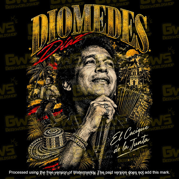 Diomedes Díaz "El Cacique de la Junta" Tribute T-Shirt