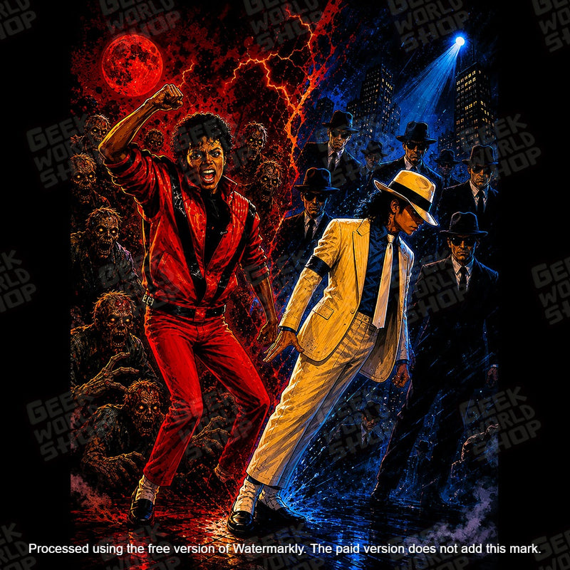 Michael Jackson: Thriller vs. Smooth Criminal T-Shirt