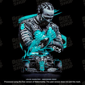 Lewis Hamilton Mercedes-Benz Formula 1 Graphic T Shirt