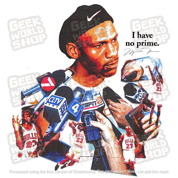 "I Have No Prime" Michael Jordan Vintage Bootleg Style T-Shirt