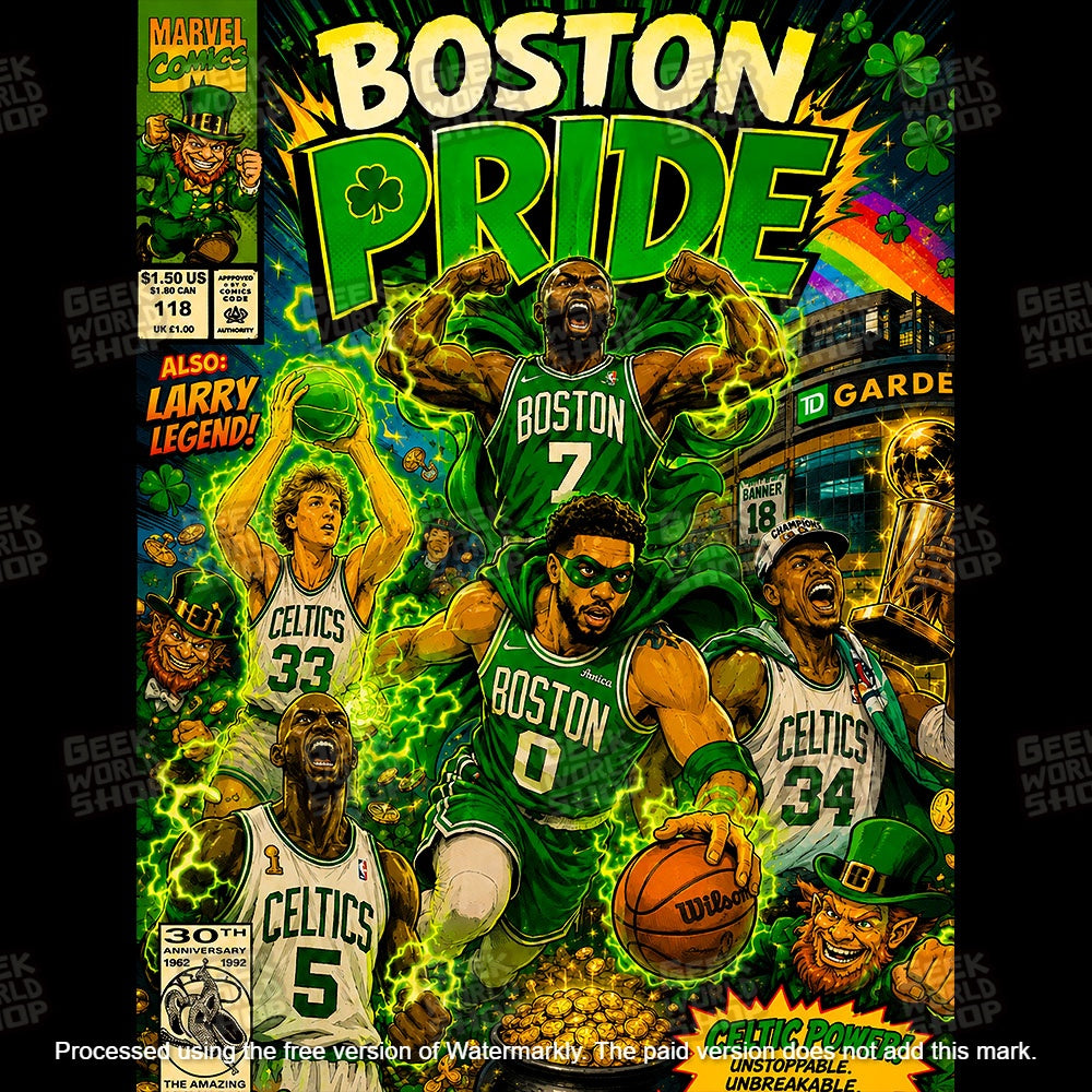 Boston Pride Comic T Shirt
