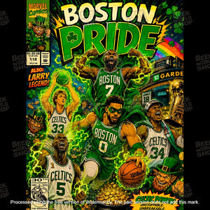 Boston Pride Comic T Shirt