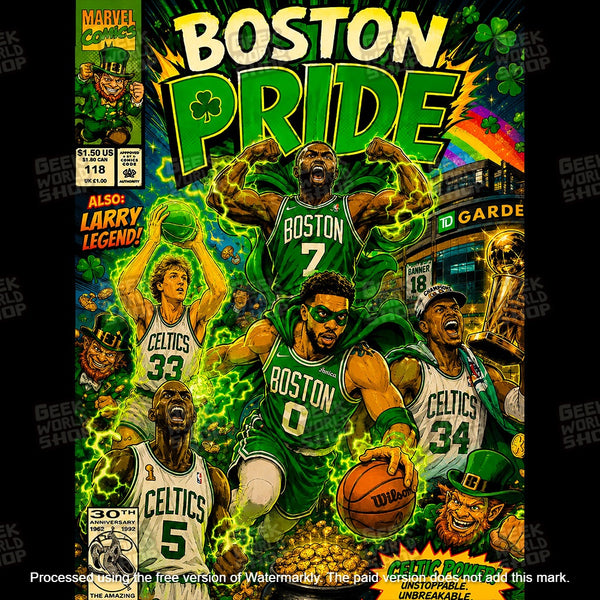 Boston Pride Comic T Shirt