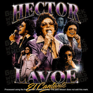 Hector Lavoe El Cantante 90s Vintage Bootleg Style T Shirt