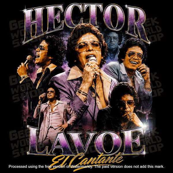 Hector Lavoe El Cantante 90s Vintage Bootleg Style T Shirt