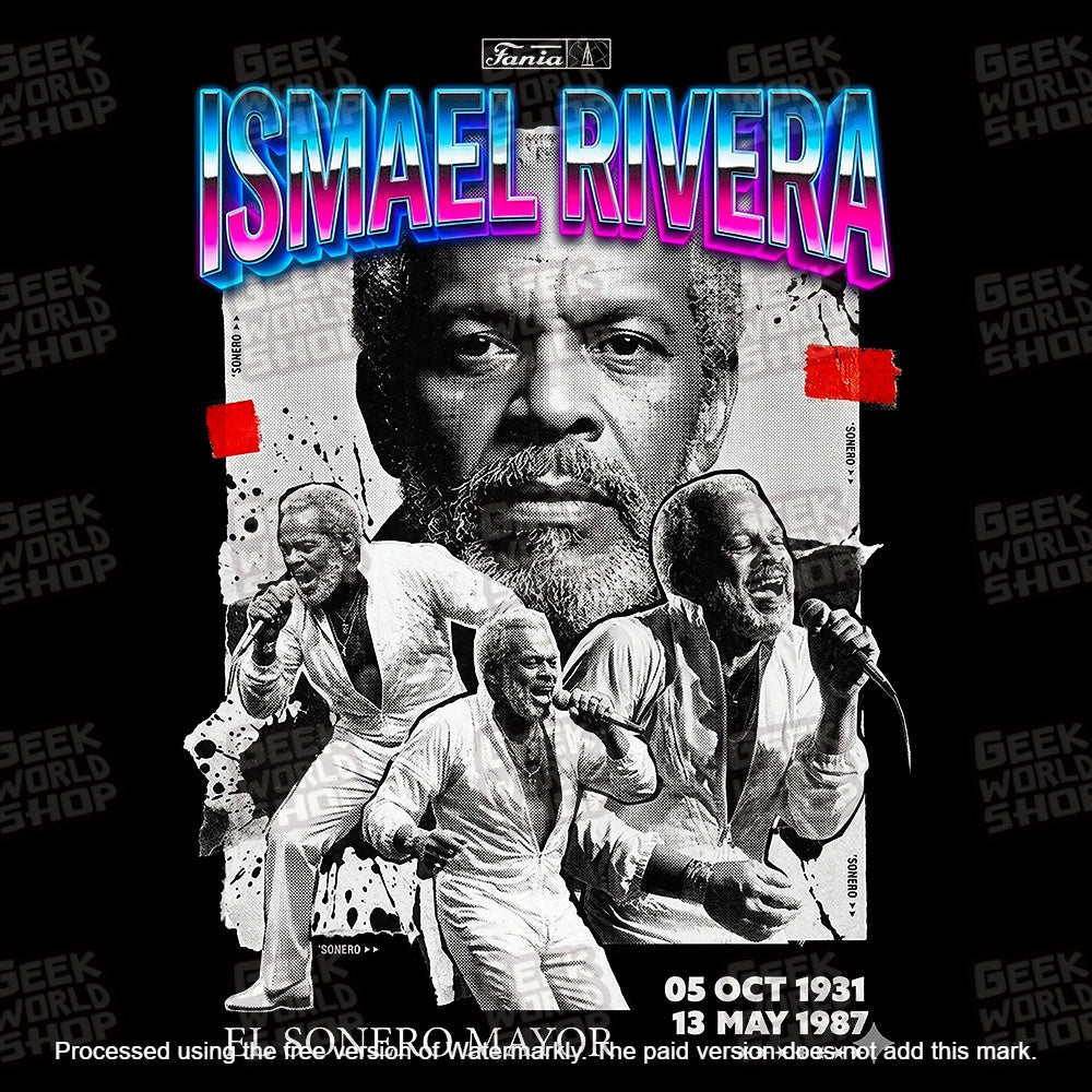 Ismael Rivera El Sonero Mayor T-Shirt | Vintage 90s Bootleg Salsa T Shirt