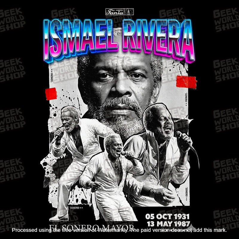 Ismael Rivera El Sonero Mayor T-Shirt | Vintage 90s Bootleg Salsa T Shirt