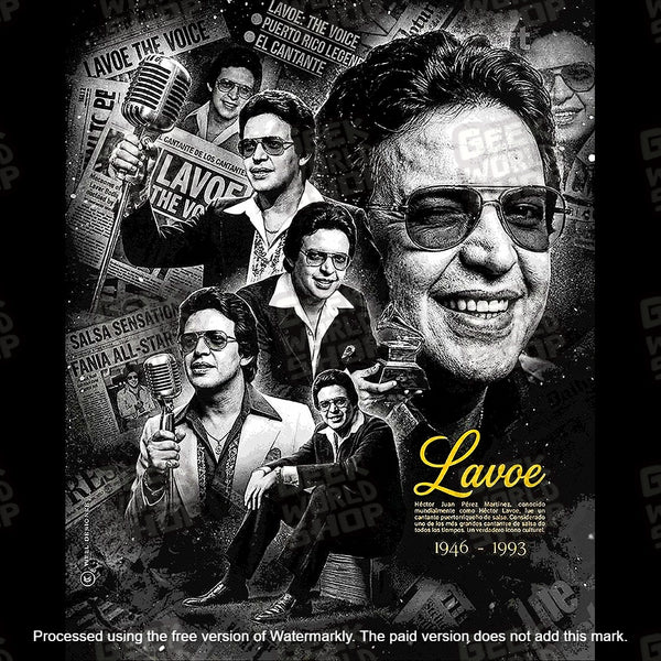Héctor Lavoe "El Cantante" Vintage Bootleg T-Shirt